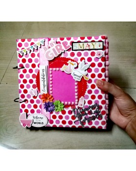 Baby girl scrapbook 